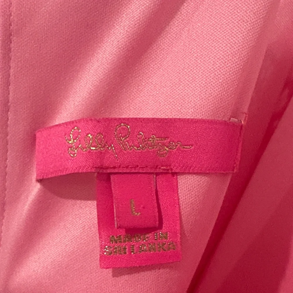 Lilly Pulitzer Pink Lace Halter Tank - Picture 2 of 4